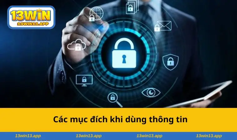 Các mục đích khi dùng thông tin