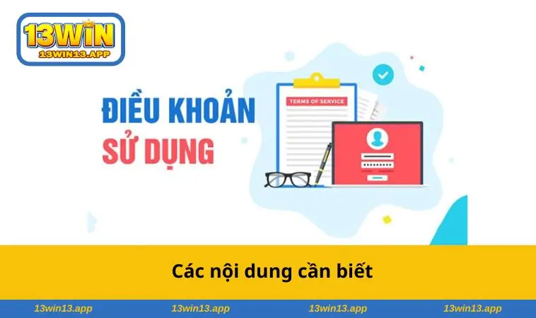 Các nội dung cần biết