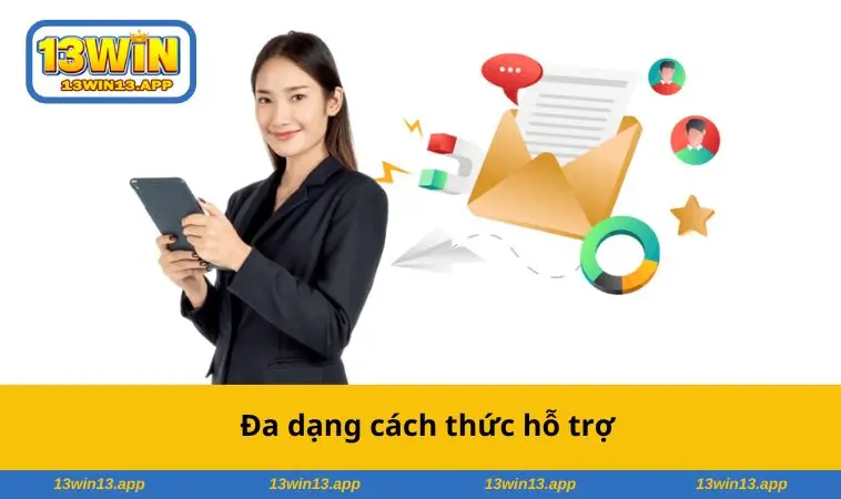 Đa dạng cách thức hỗ trợ