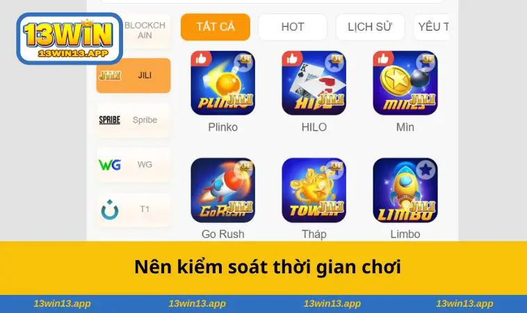 Nên kiểm soát thời gian chơi