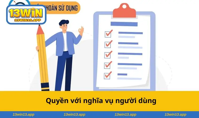 Quyền với nghĩa vụ người dùng