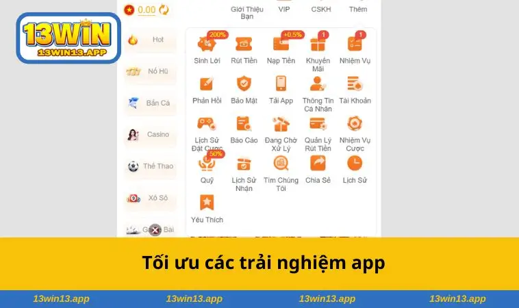 Tối ưu các trải nghiệm app
