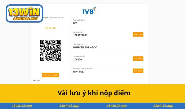 Vài lưu ý khi nộp điểm